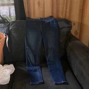 Navy blue jeans size 4 in girls clothing